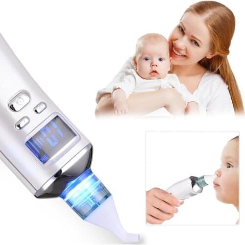 New 2018 Baby Nasal Aspirator Electric Nose Cleaner New Born Clean Suction for Boy Girls
