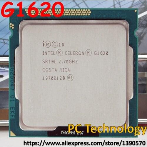 Original Intel Celeron G1620 2.7GHz 2MB LGA1155 Desktop cpu Free Shipping desktop processor Free shipping ship out within 1day