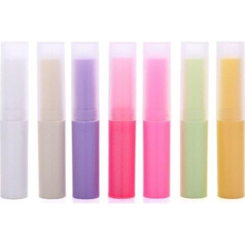 1000pcs PP Plastic 4g Lipstick Tube Frosted Lip Balm Tube Containers Lip Gloss Scrub Containers