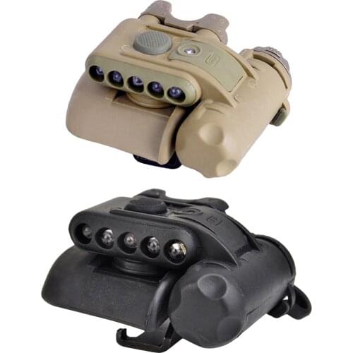 LED Hunting Cap Light Tactical Helmet Flashlight IFF Signal Lights Outdoor Illumination White Red LED Gen Lamp Light