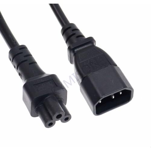 Universal Power Adapter IEC 320 C14 to C5 Adapter Converter C5 to C14 AC Power Cable 3 Pin IEC320 C14 Connector HY1516