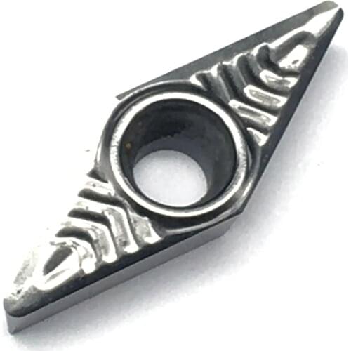 VCGT160408 AK H01 10pcs Aluminum cutter blade Insert Cutting Tool turning tool CNC Tools AL +TIN Alloy wood