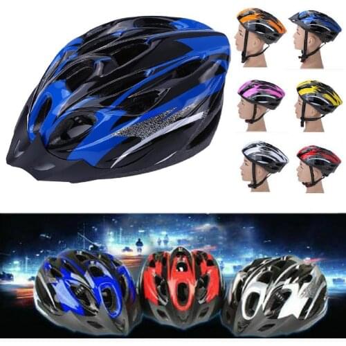 Bike Helmet Colorfast Adjustable EPS Foam Mountain Bike Helmet for Skiing Men Women Road Bike Integrally-Molded Cycling Helmets