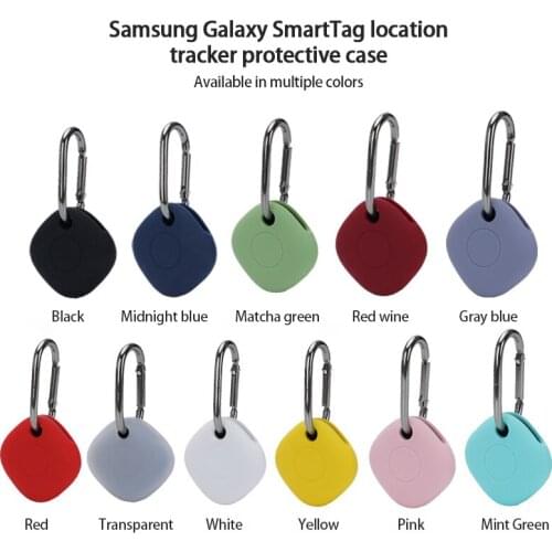 Protector Cover For Samsung Galaxy SmartTag Tracker Shockproof Anti-scratch Dustproof Silicone Protective Case Shell Accessories