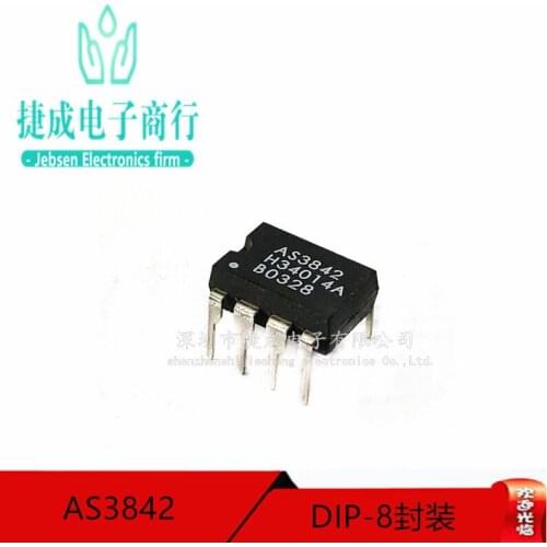100% New&original In Stock AS3842 UC3842 DIP8 (10pcs/lot)