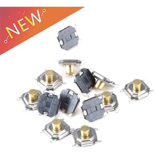 100 pcs/Lot 4X4X3MM Tactile Tact Push Button Micro Switch Momentary 4*4*3MM SMD Button Switch