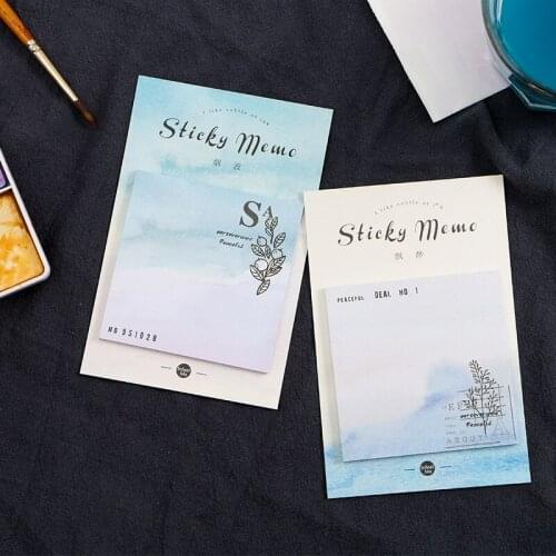 2pcs plant salt handbook collage material note paper Infeel. Me Floating dreams, creative convenience, N times stickers