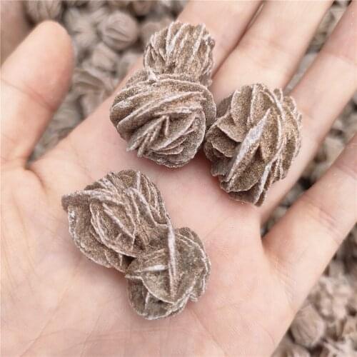 3-5pcs 10-25mm Natural DESERT ROSE Healing Raw Crystal Stone Mineral Specimen Fengshui Decor Gifts Mini Reiki Stones Specimens