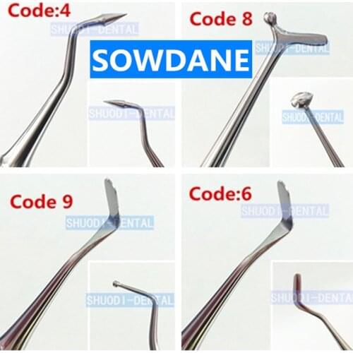 4 Pcs Set/ 6 Pcs Set Composite Dental Composite Filling Instrument spatula Amalgam Plastic Double Ends