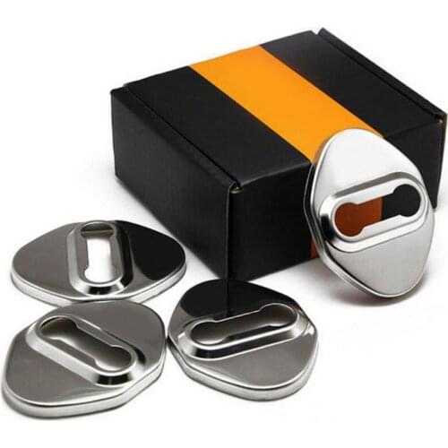 4PCS Door Lock Decoration Protection Stainless Steel Cover case FOR Mazda 2 3 Mazda 6 CHANGAN Mazda6 coupe M5 323
