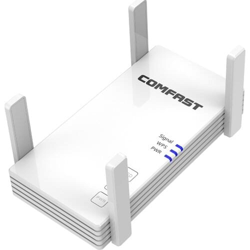 AC2100 Wifi Repeater 5G DUAL band 2100Mbps Wifi Extender repetidor with 4 high gain antennas long range 5G gigabit wifi router