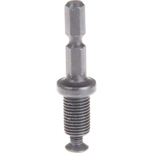 Round Shank Drill Chuck Quick Change Tool 1/4" Hex Shank Keyless Drill Bit Chuck Adapter Converter Thread Dia SDS Plus