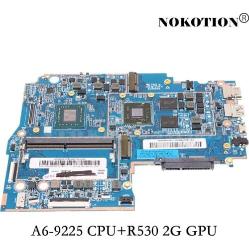 Nokotion 5B20R32744 For Lenovo ideapad 330S-14AST Laptop Motherboard A6-9225 CPU+R530 2G GPU+ DDR4 4G RAM
