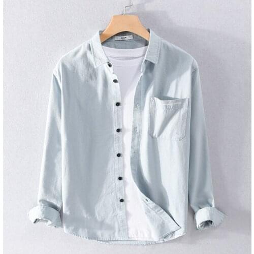 2021 New Italy style Suehaiwes brand cotton shirt men fashion comfortable white shirts for men tops clothing chemise camisa