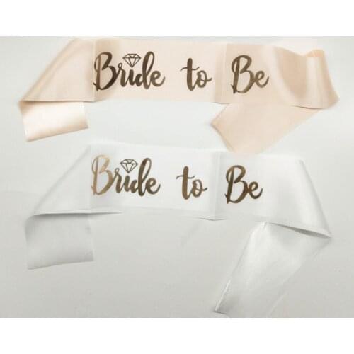 Bachelor Party Shoulder Strap Rose Gold Letter Bride To Be Sash Wedding Party Decorations Bridal Etiquette Strap