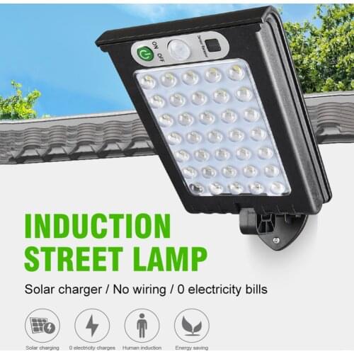 LED Solar Wall Lamp Outdoor Lighting Garden Waterproof 3 Modes Motion Sensor Wall Lights Luminaire For Garden Yard Patio Porch