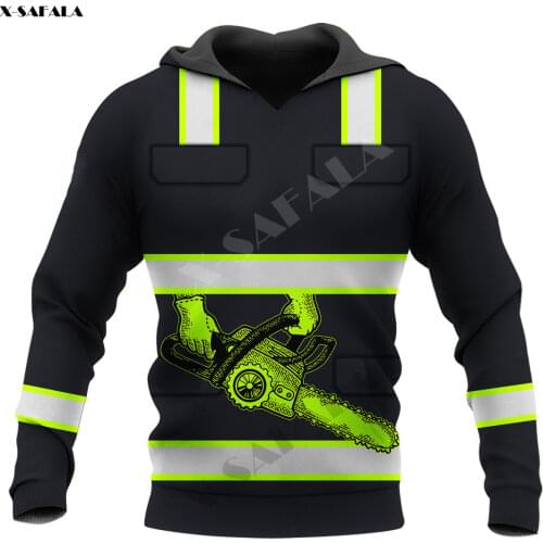 Trucker Operator Job Tattoo Skull Name Flag 3D All Printed Hoodie Man W Women Harajuku Outwear Zipper Pullover Sweatshirt Casual