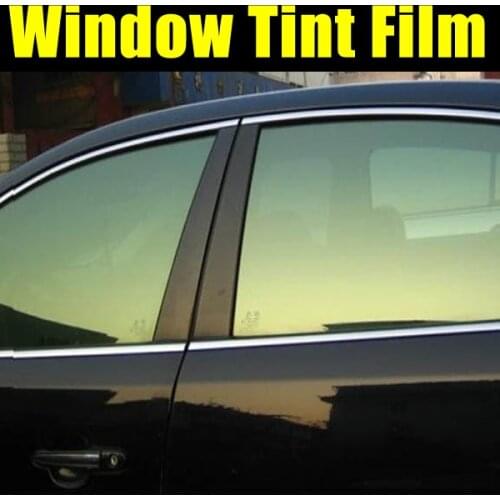 50x 300cm Olive green Car Window Tint Film Glass VLT 20% Roll 1 PLY Car Auto House Commercial Solar Protection Summer film