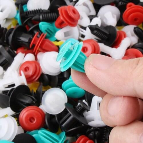 200pcs Universal Mixed Clips for Renault Megane 2 3 Duster Logan Clio 4 3 Laguna 2 Sandero Scenic 2 Captur Fluence Kangoo