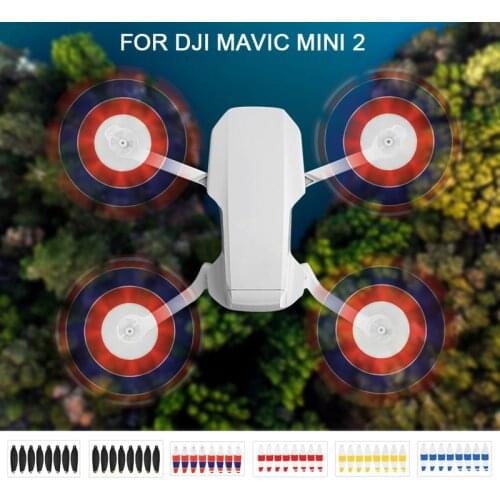 8PCS Low-Noise Props Propeller for DJI Mavic Mini 2 Drone Quick-Release Blade Noise Reduction Fan Drone Parts Screw Accessory