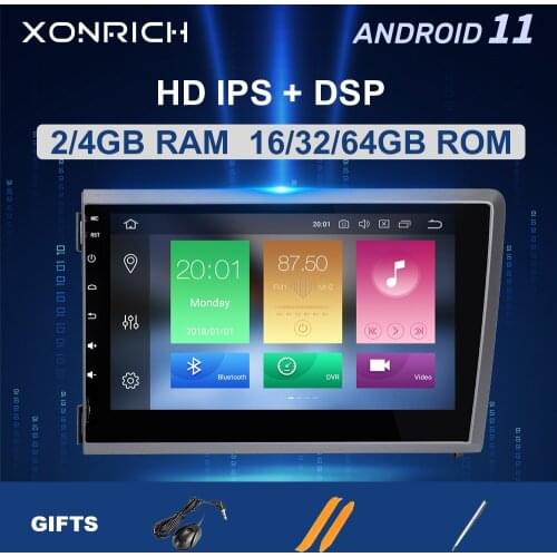 DSP 2 Din Android 10 Car DVD Player For VOLVO S60 V70 XC70 XC90 2000 2001 2002 2003 2004 Multimedia GPS Radio Navigation IPS RDS