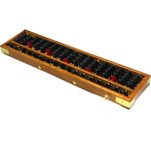 17 Column Wooden Soroban Abacus Chinese Wood Abacus for Children Soroban Japanese Abacus Student Computing Tools Math Toys
