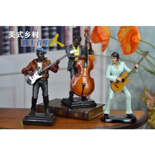 [European] European body Jingmei musical figure of USA country bar KTV desktop decoration decorations