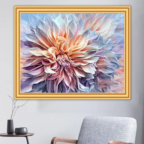 5D DIY Diamond painting Flower Landscape Kit Full Drill Square Embroidery Mosaic Art Picture of Rhinestones Home Decor Sale
