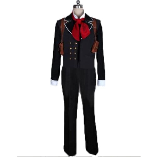 Bioshock Infinite Booker DeWitt Cosplay Costume with bag 11