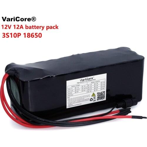 VariCore 12 V 20000mAh 18650 lithium battery miners lamp Discharge 20A 240W xenon lamp Battery pack with PCB