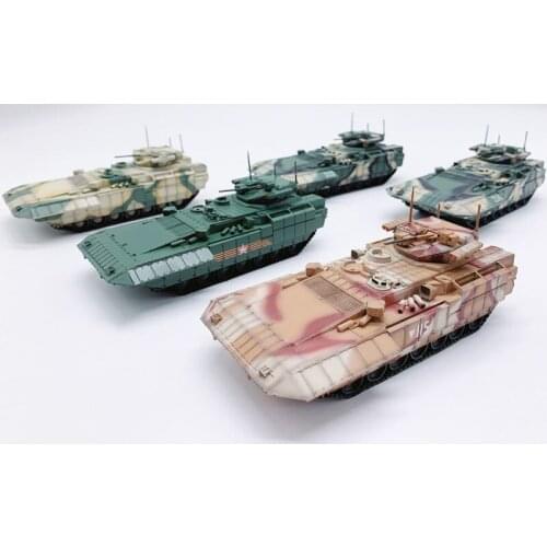 1:72 Scale Russia T-15 Heavy Infantry Fighting Vehicle Tank Heavy Armor Model Diecast Toy for Collectible Gift Souvenir Display