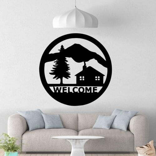 Fashionable welcome Wall Sticker Modern Fashion Wallsticker Bedroom Nursery Decoration Art Decals muursticker