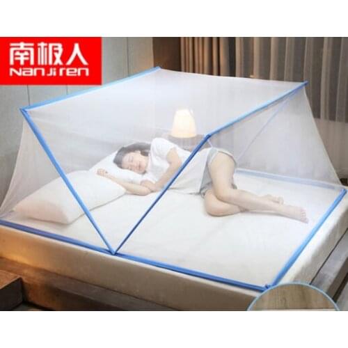Net red can fold bottomless mosquito net portable baby anti-mosquito shield student dormitory single can be collected