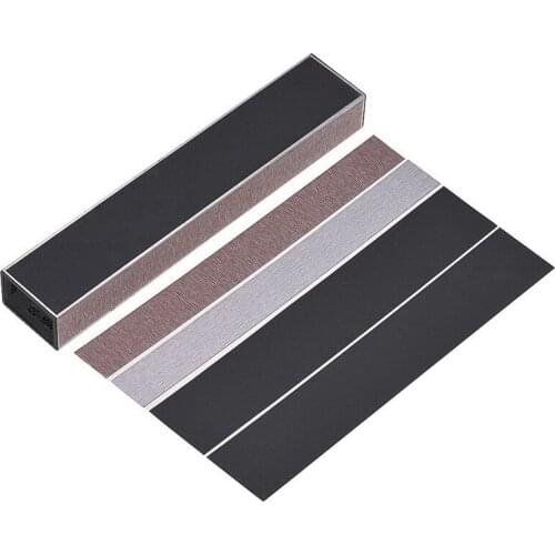 Guitar Fret Leveling Files Bass Guitar Leveler Fret Beam Luthier Supply Guitar Tool Kit with 4 Grit Papers 150mm