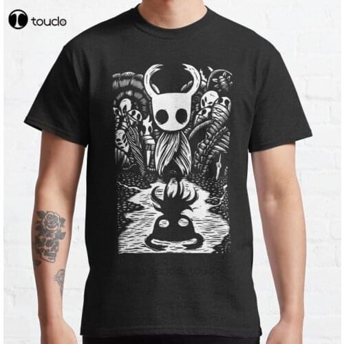 New Ghost Knight Graphic Art Hollow Knight Funny Game Classic T-Shirt Cotton Men Tee Shirt