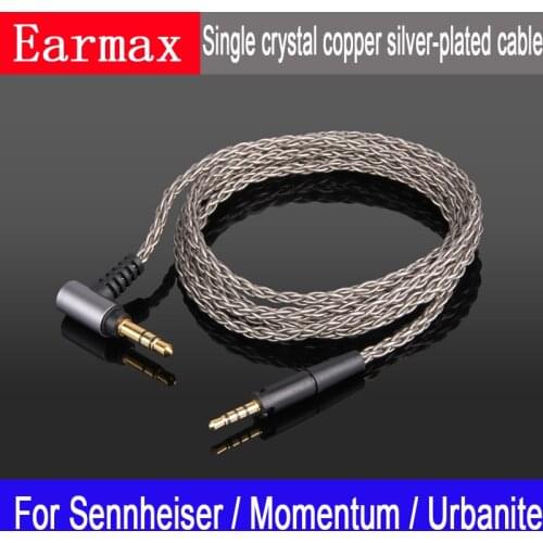 Newest For Sennheiser HD400s HD458/450BT HD598 HD558 HD598se For MOMENTUM For Urbanite monocrystalline copper headphone cable