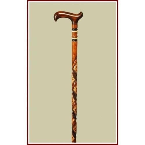 ANCESTOR Handcraft Cranberry Wood Special Design Turkish Walking Stick Crutch Walker Balancing Mobility Aid Elders Orthopedic