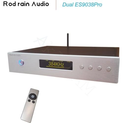 AkLIAM Dual ES9038Pro Balanced Decoder LDAC OLED Display Lossless Optical Coaxial HIFI Audio Bluetooth 5.1 DAC