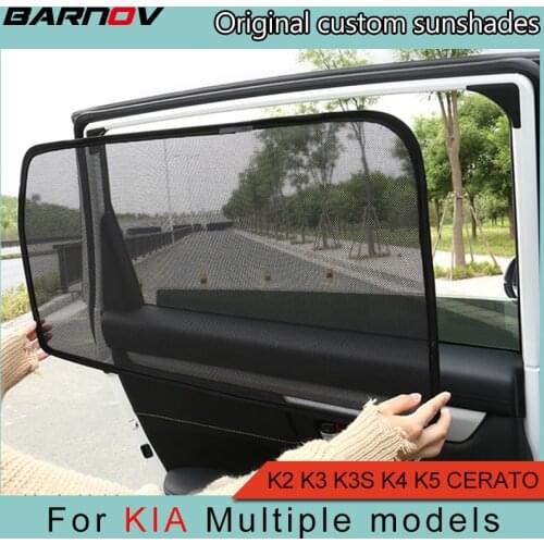 BARNOV Car Special Curtain Window SunShades Mesh Shade Blind Original Custom For KIA K2 K3 K3S K4 K5 SPORTAGE/R CERATO