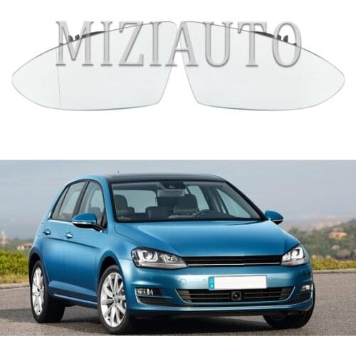 Car-styling Mirror Glass For VW Golf 7 MK7 2013 2014 2015 2016 2017 2018 Car Rear Mirror Glass Heated