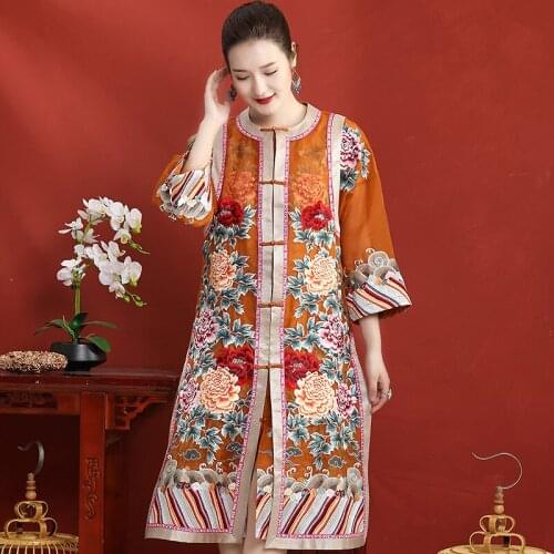Top Quality Womens Set 2021 Spring Summer Clothing Set Female Lurex Embroidery Vintage Dress+Vest Cardigan Jacket Set Female