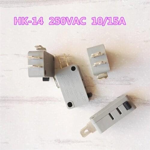 4PCS 3Pins Micro Switch Door Control Switch Universal for Midea Galanz Haier LG Microwave Parts AC250V 10/15A