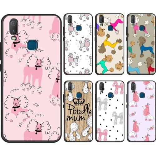 Cartoon Poodles Pattern Case For Vivo V17 Neo V20 SE Y1S Y12 Y17 Y30 Y50 Y70 S1 Y91C Y20 S Y11 2019 Back Cover