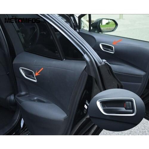 For Toyota Corolla 2019 2020 Hatchback Matte Inside Door Handle Bowl Cover Molding Trim Sticker Interior Accessories Car Styling