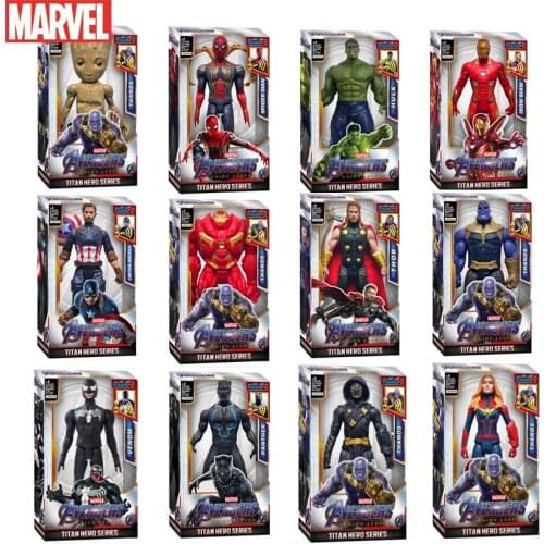 Marvel Avengers Guardians Of The Galaxy Spiderman Captain America Hulk Iron Man Groot Collection Action Figure Model Toy For Kid
