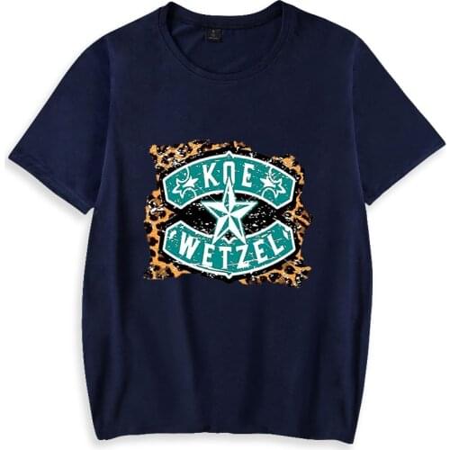 Men/Women T-Shirt Short Sleeve Koe Wetzel Printing Summer Holiday Neutral Leisure Men/Women Casual Camping