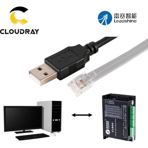 Leadshine RS232 PC Link Config Cable USB Converter for Leadshine Stepper Driver DM542 DM442 3DM580 DM556 CL86H CL42 H2-758