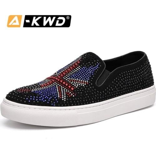 Fashion Shoes 2019 Black Mannen Schoenen Slip-on Men-Shoes Spider Man Shoes Leather Genuine Sneakers Mens Autumn Simple Footwear