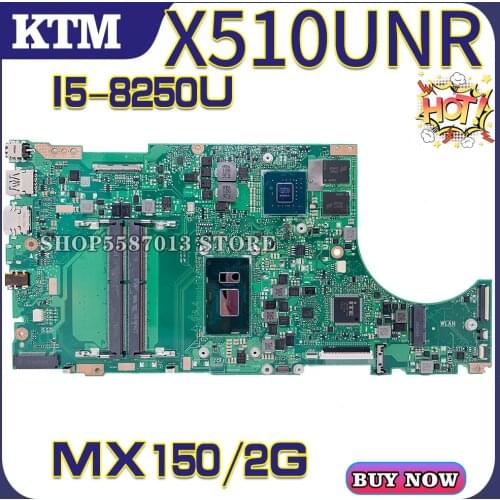 X510U for ASUS X510UNR X510UQ X510UR X510URR S5100U laptop motherboard mainboard 100% test OK I5-8250U cpu MX150/2G