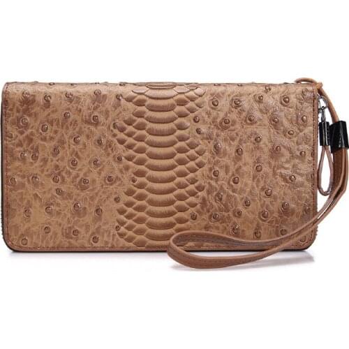 2020 new retro wallet leather clutch bag mens long wallet mens wallet cowhide business clutch mens wallet